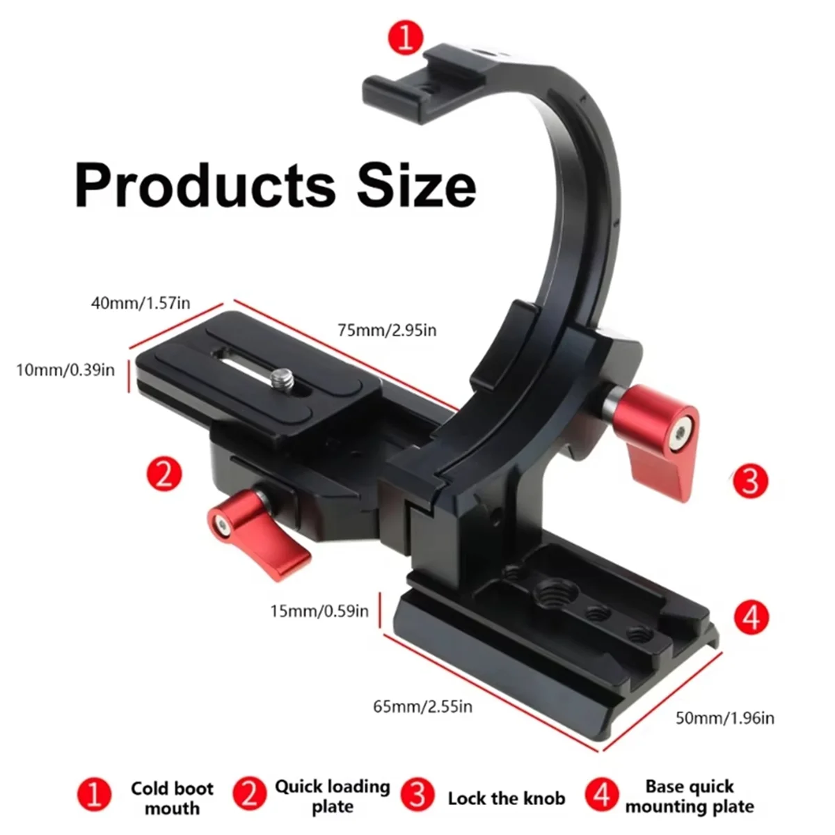 

N35R_New Rotatable Collar Mount Plate for Sony, Canon, Nikon, Fuji