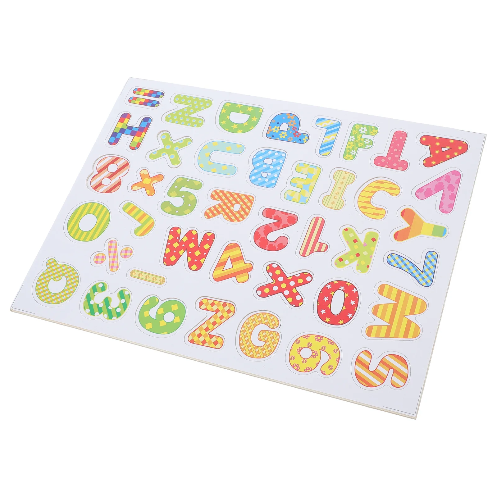 

1set 1Set Educational Wooden Alphabet Letters Numbers Magnetic Design Preschool Abc Learning Early Education Tool Colorful