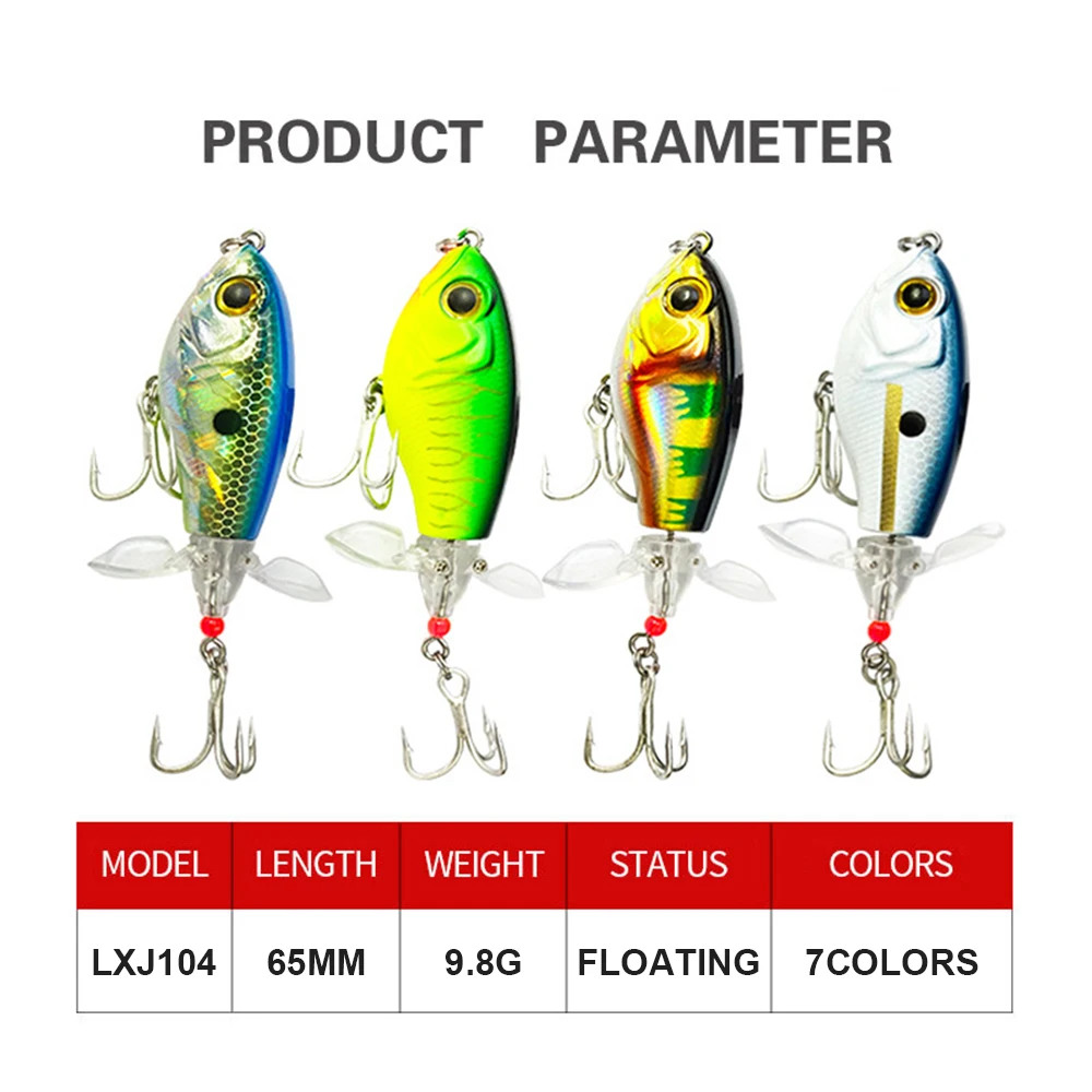 Whopper Plopper señuelo de superficie para lubina – 6,5cm - imagen 5
