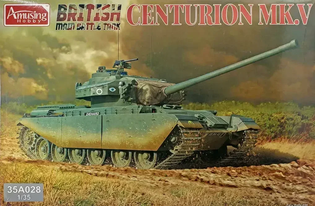 Amusing Hobby Plastic Assembled Tank Model Kit 35A028 British Centurion MK5 Main Battle Assembled Tank 1/35