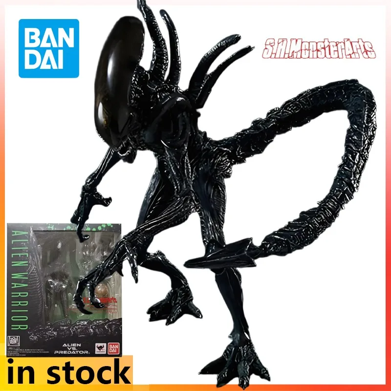 

Bandai Original S. H. MonsterArts Products Are Movable Alien Warrior AVPver Anime Action Figure Model Toys Model Gifts for Boys