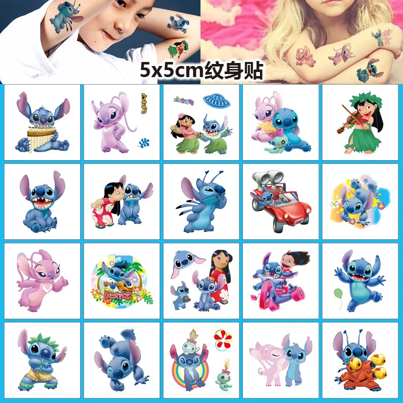 20ชิ้น Lilo & Stitch สติกเกอร์รอยสักกันน้ำสติกเกอร์ปิกาจูน่ารักการ์ตูนตลกเด็กคริสต์มาสเด็กสาววันเกิดของขวัญรางวัลของเล่น