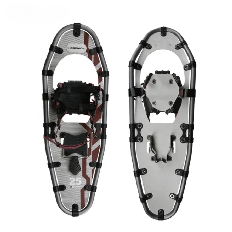 Aluminum Snowshoes With EVA Padded One Pull Binding Heel Lift Snowshoes For Adults Youth