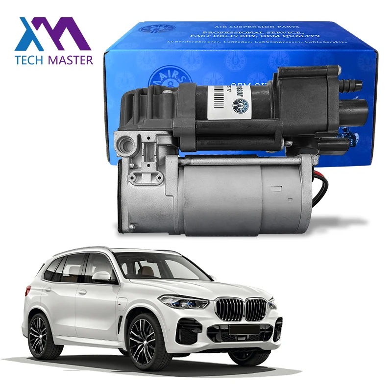 

Tech Master Air Compressor For Air Ride Systems Air Suspension Pump For F15 F85 X5 X6 F16 F86
