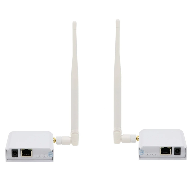 New-Wireless Bridge Point-To-Point Long Range Wireless Access With High-Gain Antenna, 2.4G Wifi Bridge Repeater US Plug