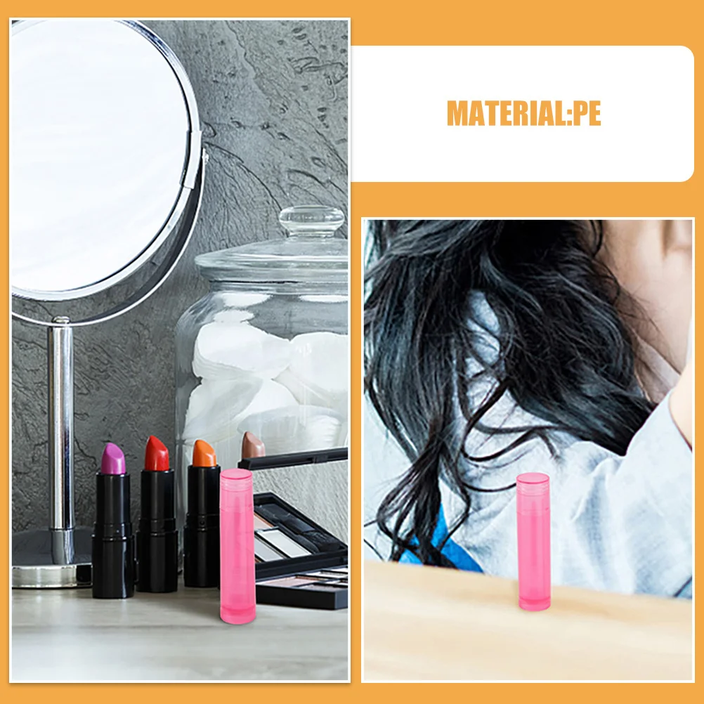 Diy kit de brilho labial claro glitter bonito tubos plumper mudança de cor em massa batom varinhas vermelho escuro