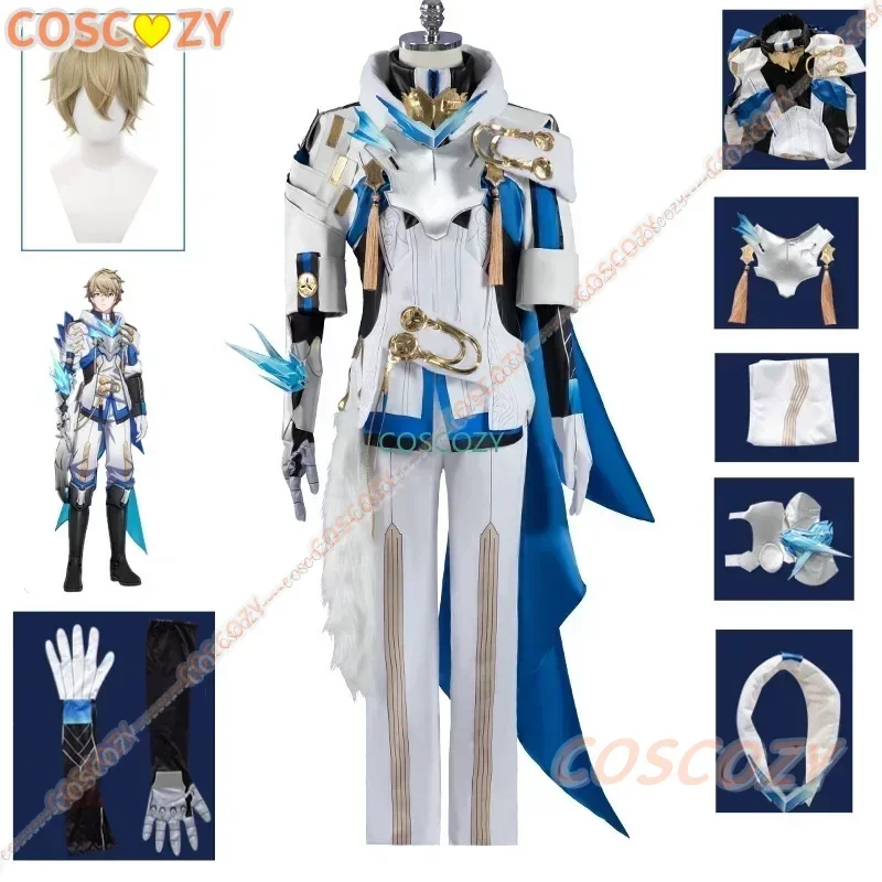 Gecard cosplay costume honkai star rail wig Women Men game uniform Jarilo-VI Silvermane guards Belobog Halloween party outfits