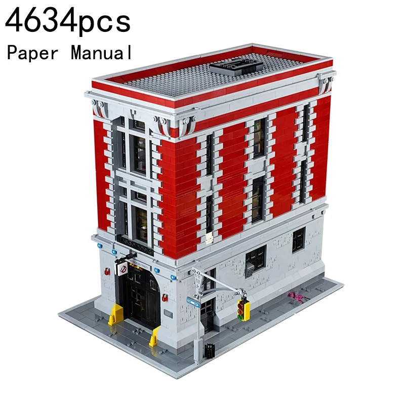 4634 stuks Ghostbusters Firehouse Hoofdkwartier Bouwstenen Diy Bricks Speelgoed Volwassenen Verjaardagscadeau Compatibel Met Set 75827