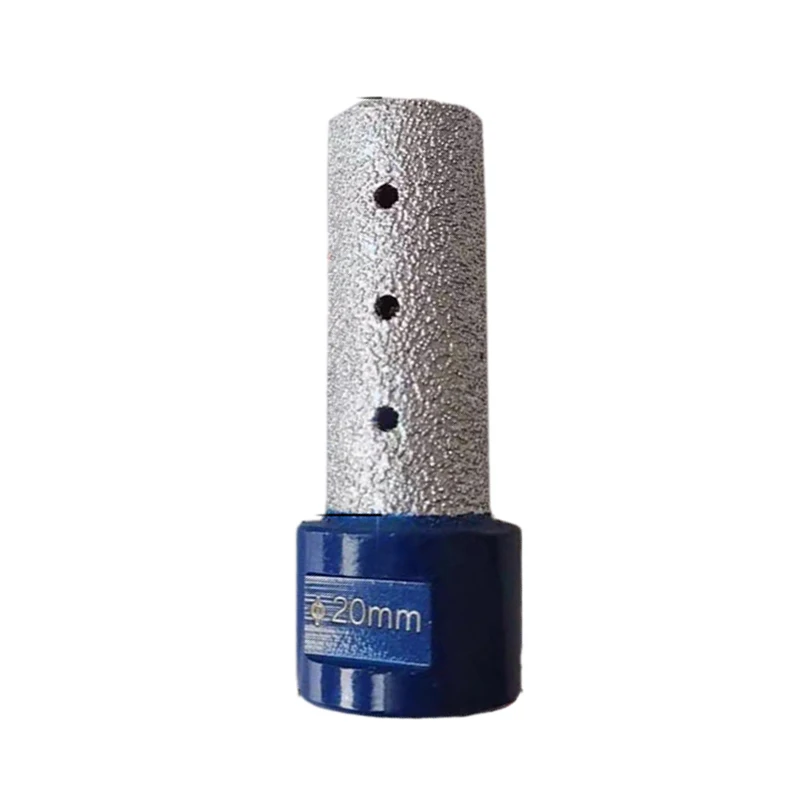 1Pc 6/8/10/15/20/25/30mm M14 Thread Vaccum Brazed Diamond Finger Bit Milling Cutter Granite Marble Trimming Hole Opening Tool