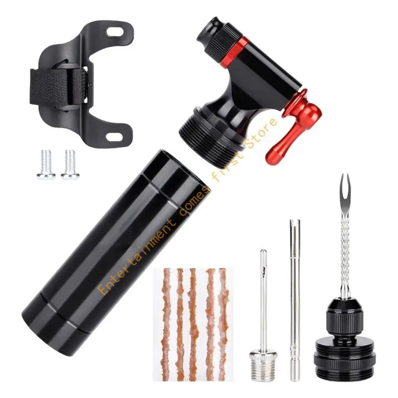 

Quick Fixing Cycling Bicycles Tire Repair Set Compacts Cycling Essential Tool For Emergency Bikes Flat Tire Solution 55KD