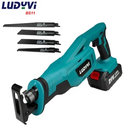 Cordless Reciprocating Saw 1500W 4000mah Battery Metal Wood Cutting Tool Electric Saw For Makita 18V Battery