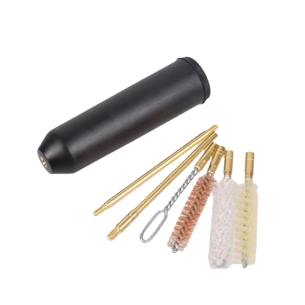 7pcs/set Pistol Gun Cleaning Kit Rod Oil Brush Professional Tools For .38 .45 .357 9mm CZ 75 Colt 1911 Glock 17 19 Taurus G2C G2