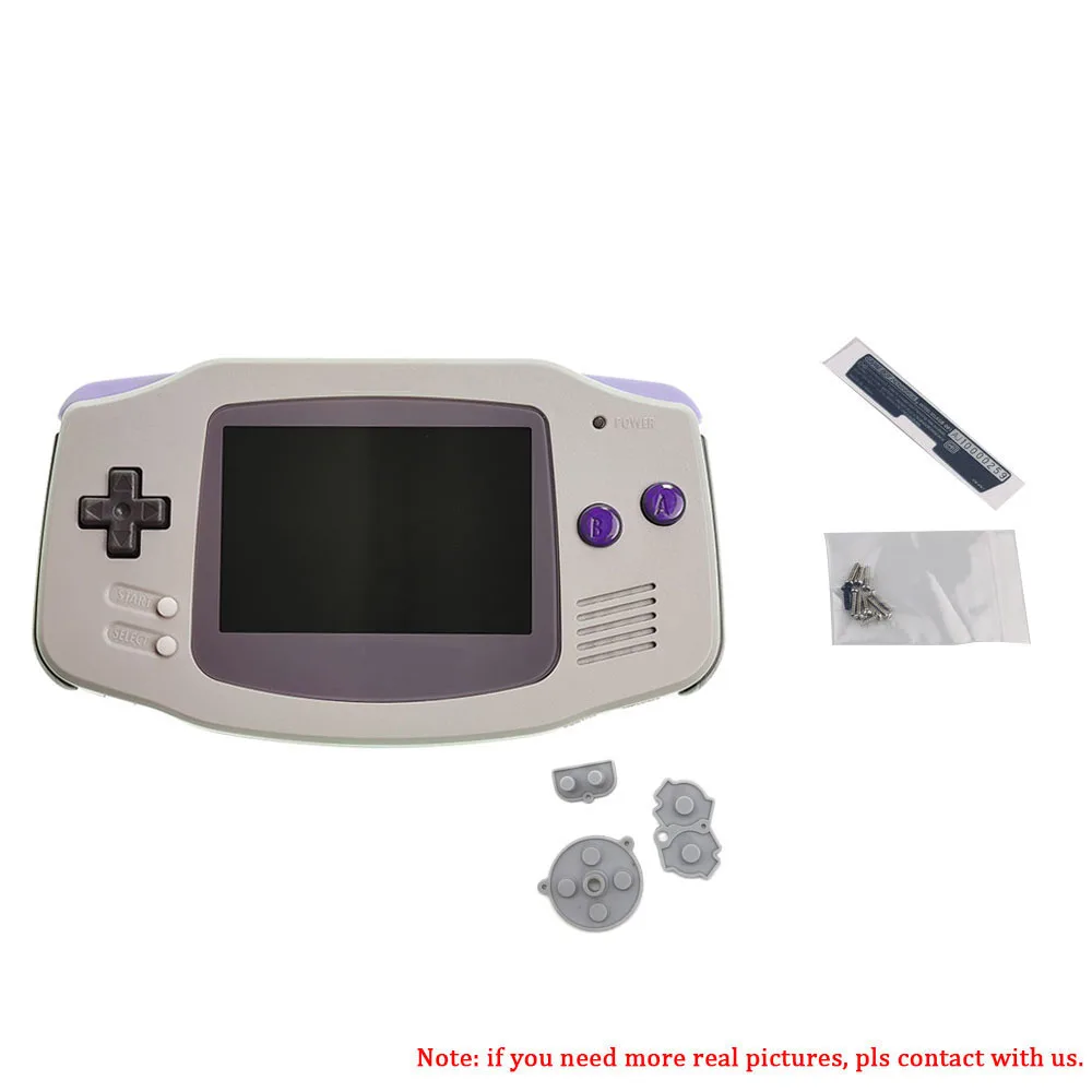 Pre Cut IPS Housing Shell for Funnyplaying GBA High Light Backlit IPS V2 V3 LCD Screen Kits Shell Case for GameBoy Advance