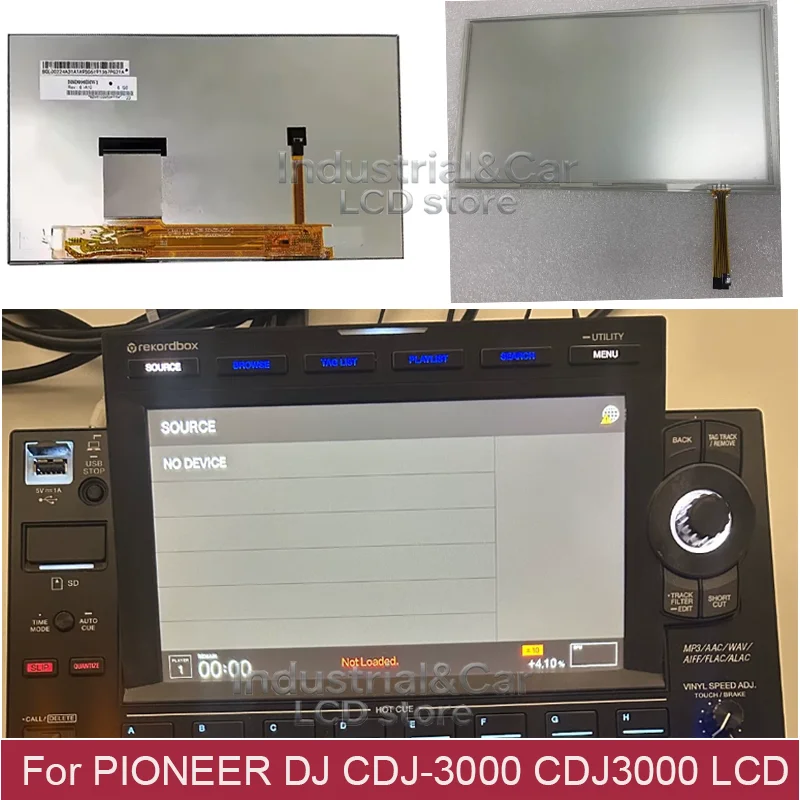 Original 9 Inch LCD Screen For Pioneer DJ CDJ-3000 CDJ3000 LCD Display 210*121 4 line Touch Screen Digitizer Glass Sensor Panel
