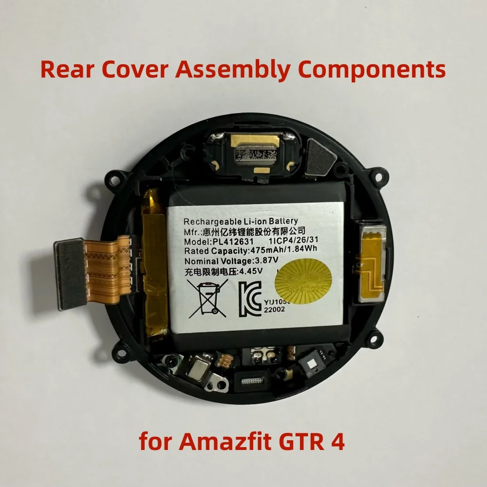 

Rear Cover Assembly Components Battery Heart Rate Cable Assembly for Huami Amazfit GTR 4 Replace Parts Repair Parts