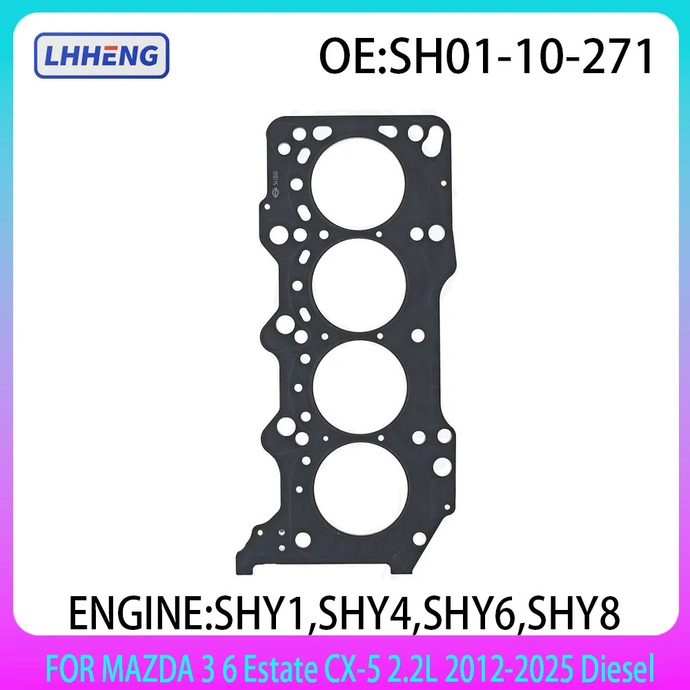 Mazda 2.2L Diesel Cylinder Head Gasket SET For Mazda 3 Mazda 6 & CX-5 2.2 LTR SHY1 SHY4 SHY6 SHY8 2011-2025 Diesel SH01-10-271