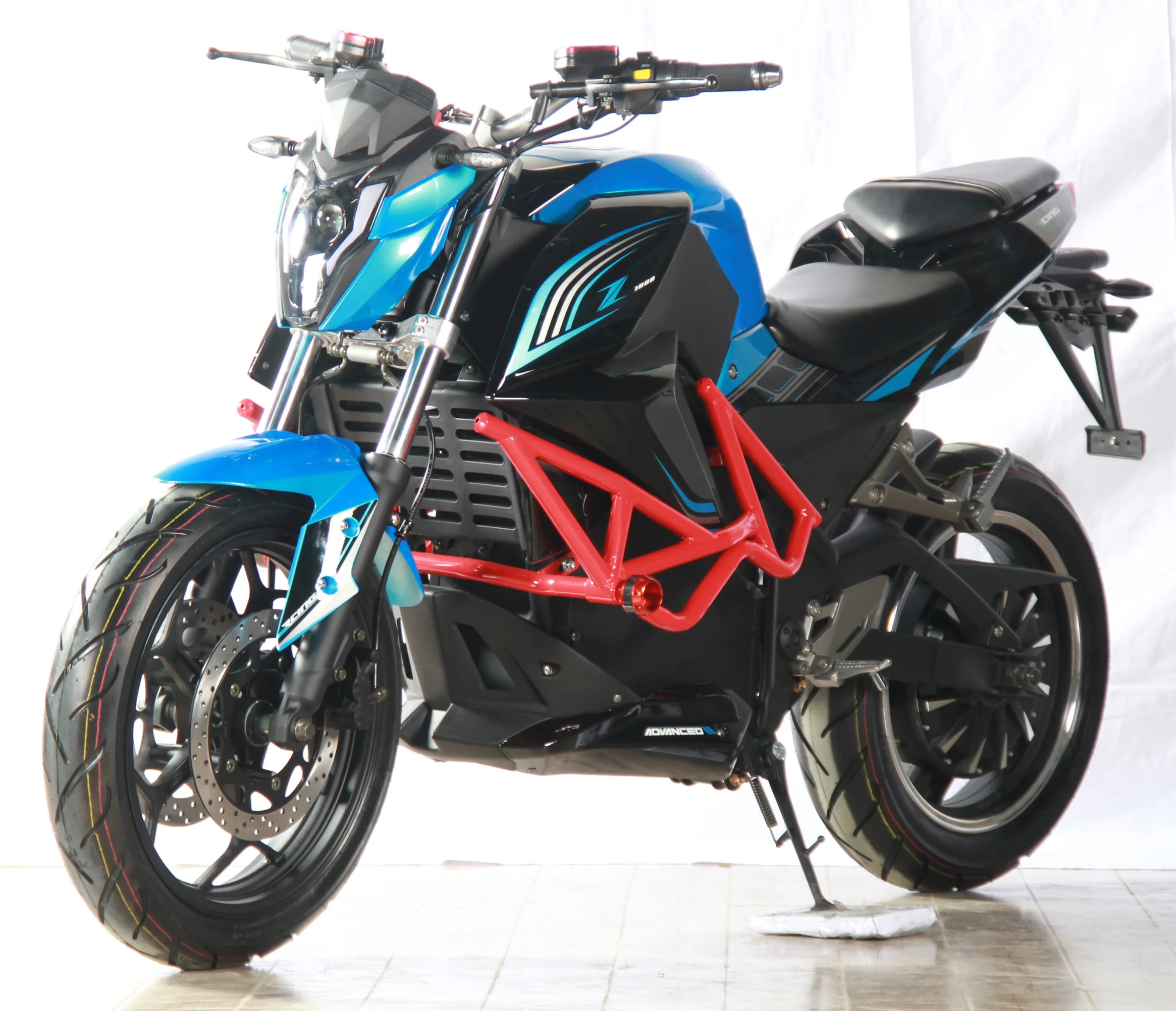STLF 72V Racing Street Electric Motorcycle Various Power Options 3KW Motor 100km/h Max Speed Lithium Battery