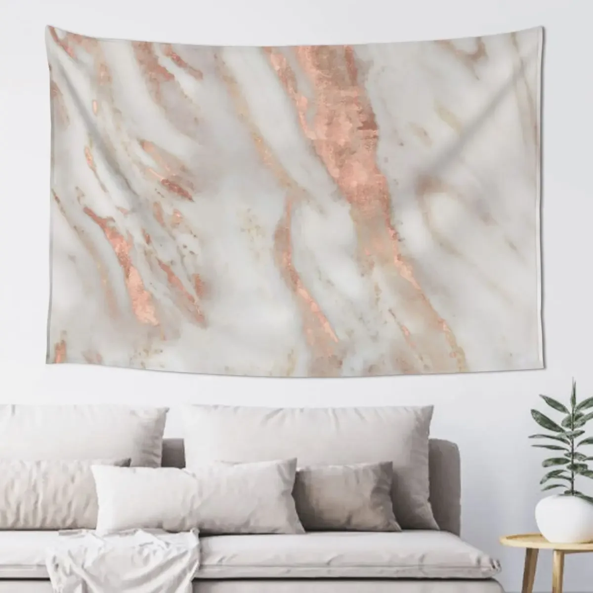 Civezza - rose gold marble Tapestry Bedroom Deco Room Aesthetic Decor Decorative Wall Mural Decoration For Home Tapestry