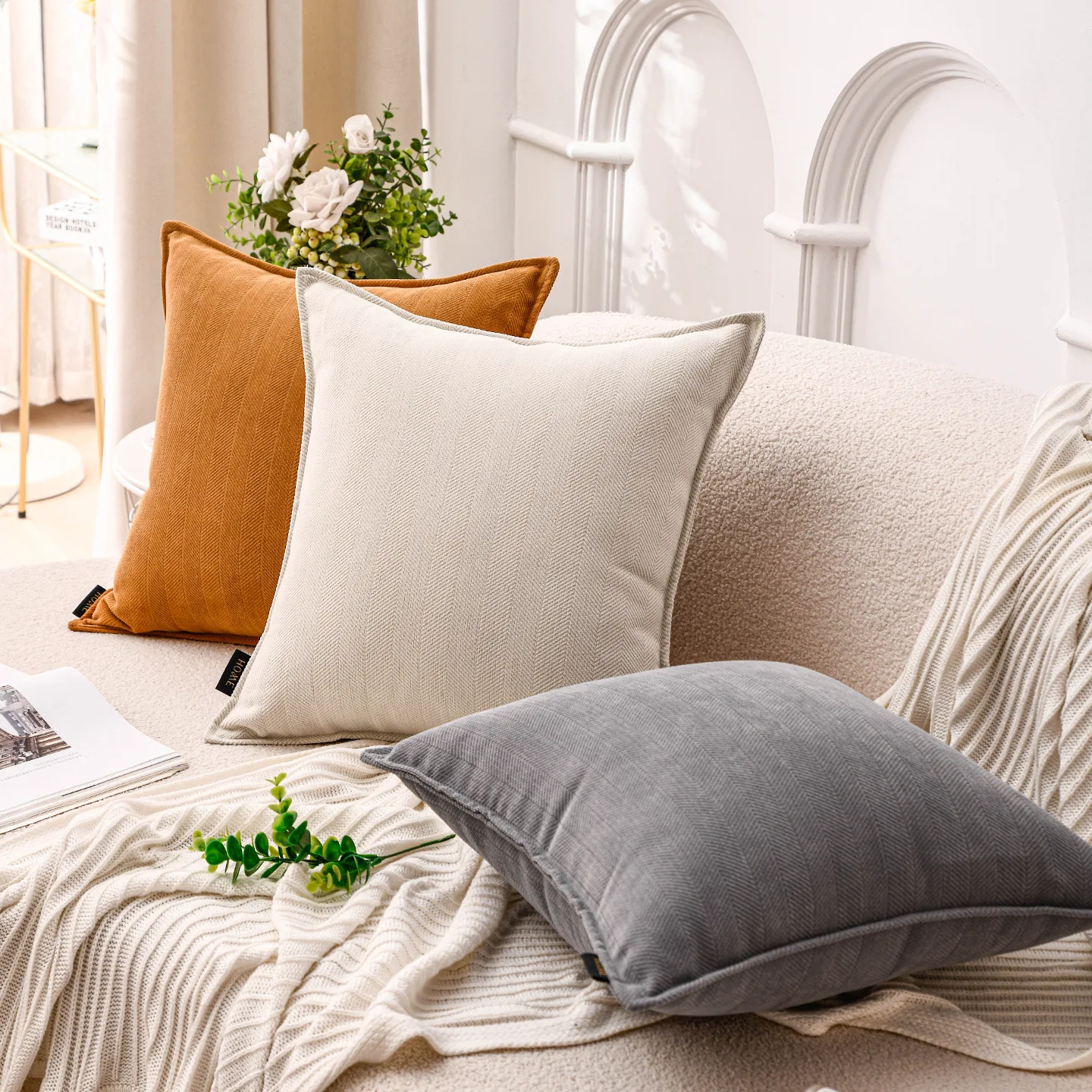 

Подушка-валик из синели высокого качества, однотонная, простая, большого размера, для дивана, для спальни, для гостиной