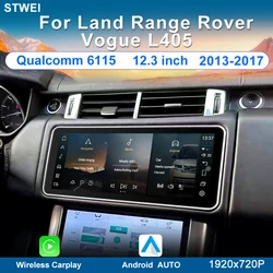 For Range Rover Executive L405 2013-2017 Car Radio Multimedia Video Player 12.3inch Android 14 GPS Navigation Stereo 4G WIFI DSP