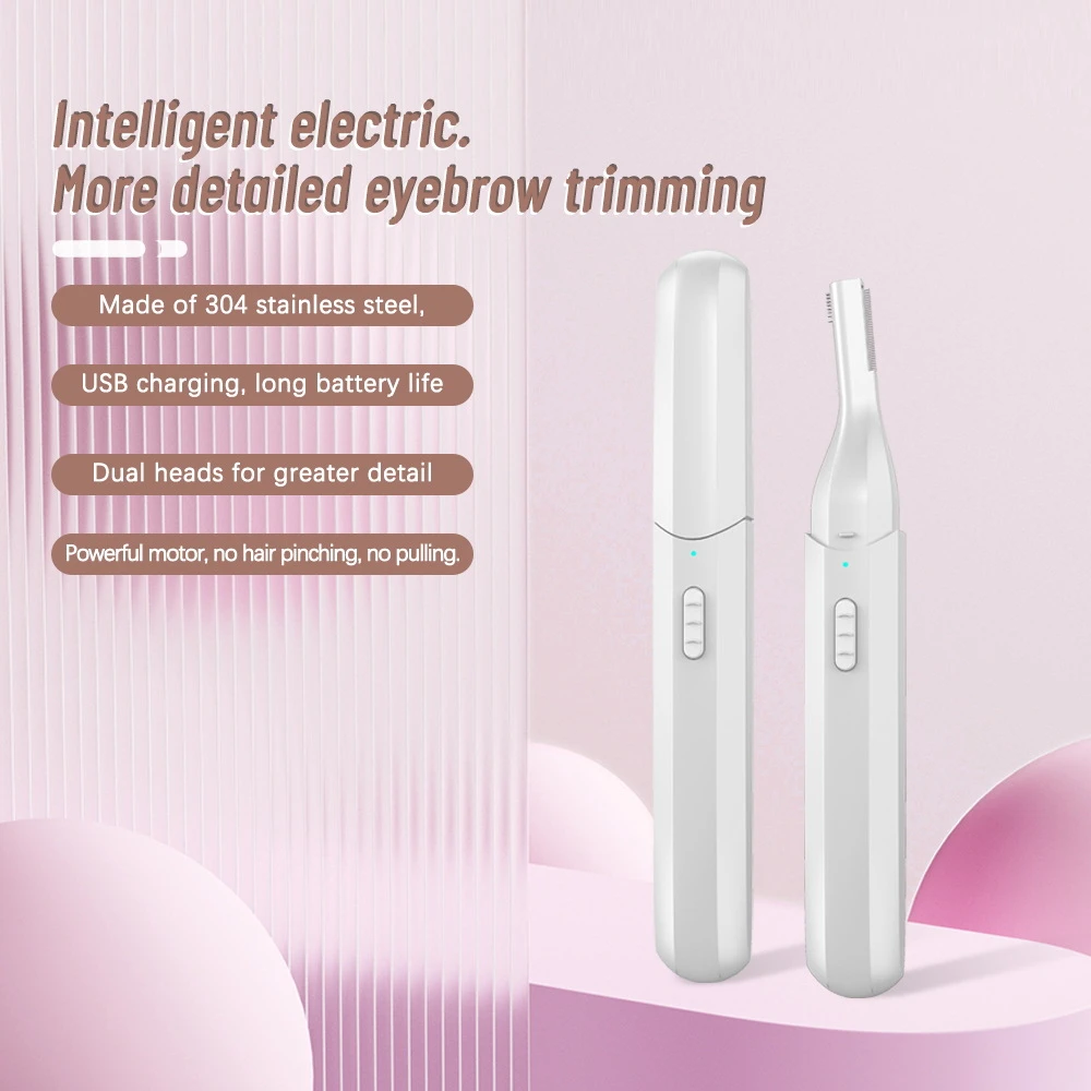 Women Portable Electric Face Eyebrow Hair Body Blade Razor Shaver Trimmer Face Hair Remover Trimmer Use Lady Beauty Remover Tool