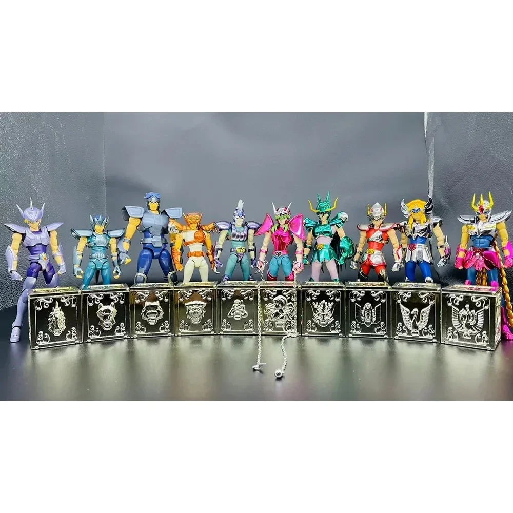 Saint Seiya Myth Cloth Bronze Sanits Pandora Box Pegasus Dragon Cygnus Phoenix Unicorn Hydra Wolf Anime Model Toys Collection