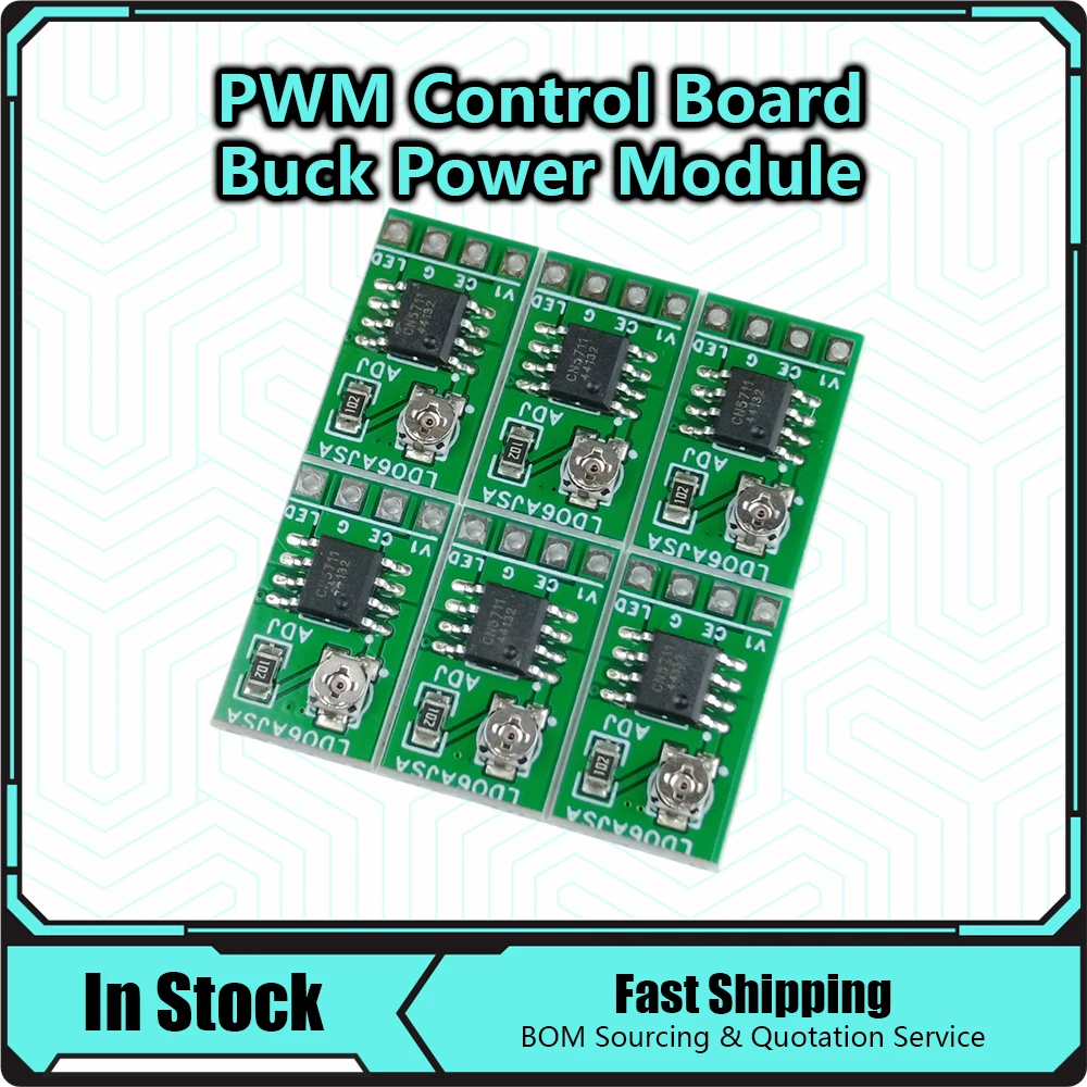30-1500MA Adjustable Constant Current LED Driver DC 3.3V 3.7V 4.2V 5V PWM Control Board Buck Power module