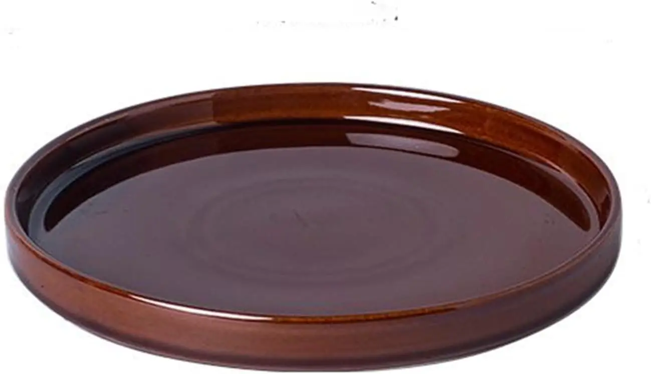 

Ceramic Plant Saucer 12 Inch, Round Plant Trays for Indoors/Outdoors, Flower Pot Saucers for Holding Water Drips and Soil, Ceram