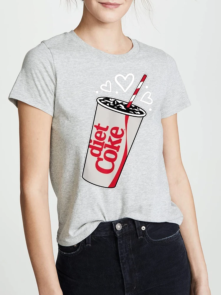 Diet Coke Heart Bubbles T-Shirt Dad Mom T-shirts Women Graphic Tee T-Shirt Women Graphic Tee Ladies Tshirts Women Graphic Tee