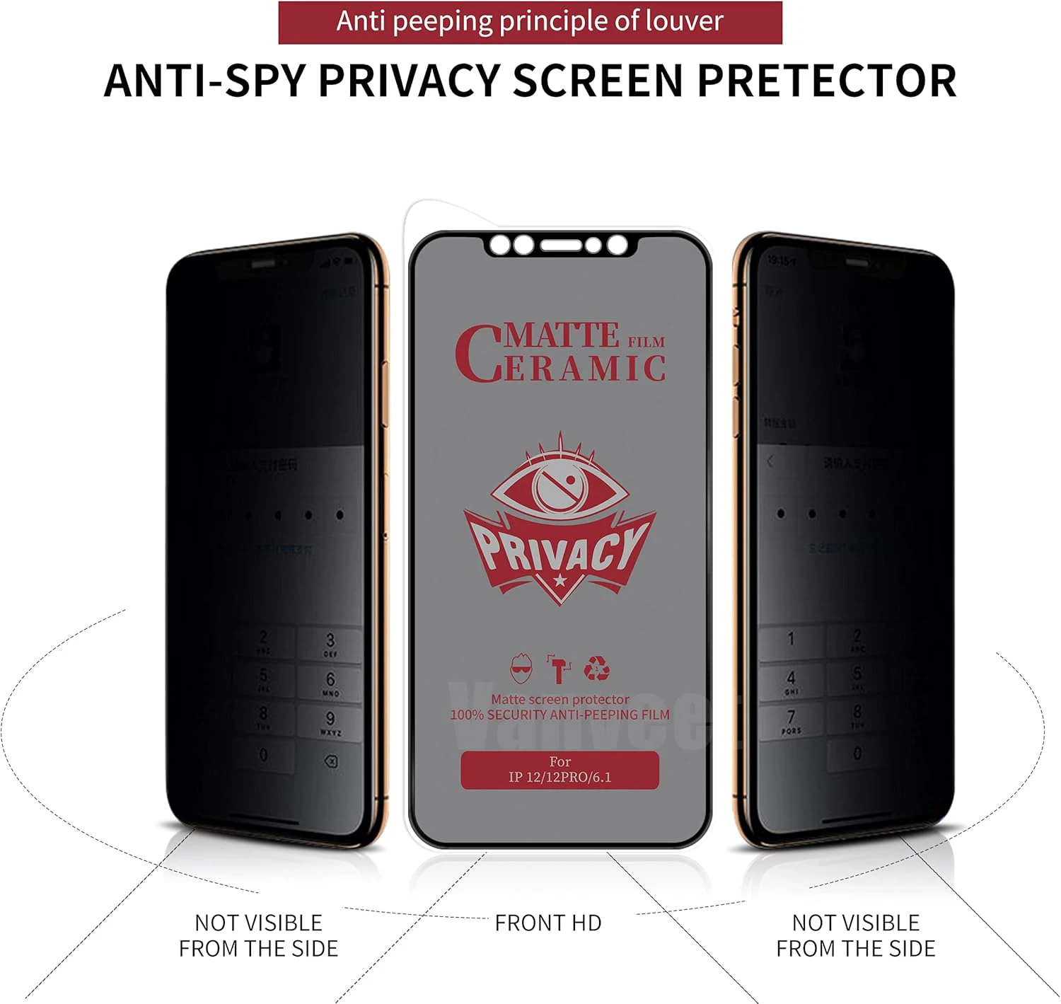 Matte Privacy Screen Protector For Samsung A54 A53 A55 5G A35 A52 A52S A15 A51 A50 A14 A13 A25 A34 A33 A32 A24 A23 A22 A21S A50S