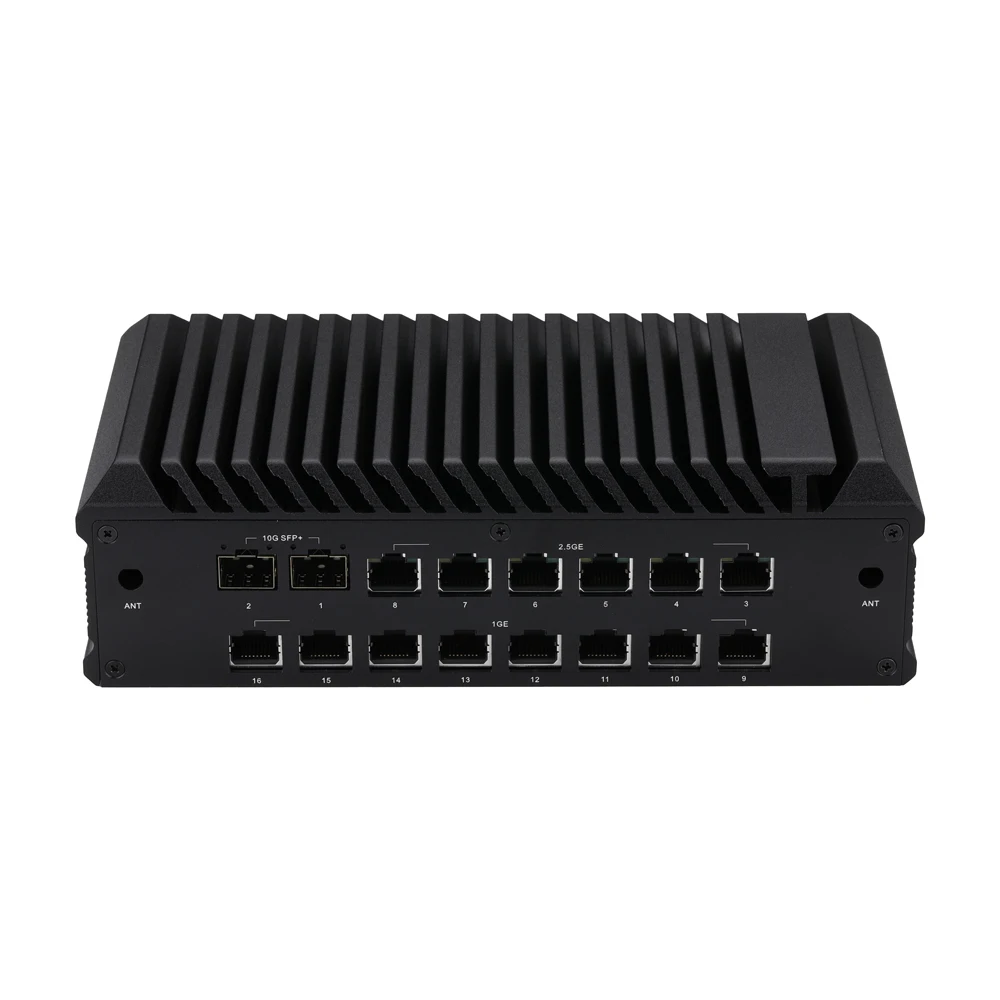 راوتر جدار الحماية Q30900SP مع 2 ×I226-V 2.5 جيجابت LAN، 2 × Intel JL82599ES SFP+، 8 × Realtek RTL8153B جيجابت LAN