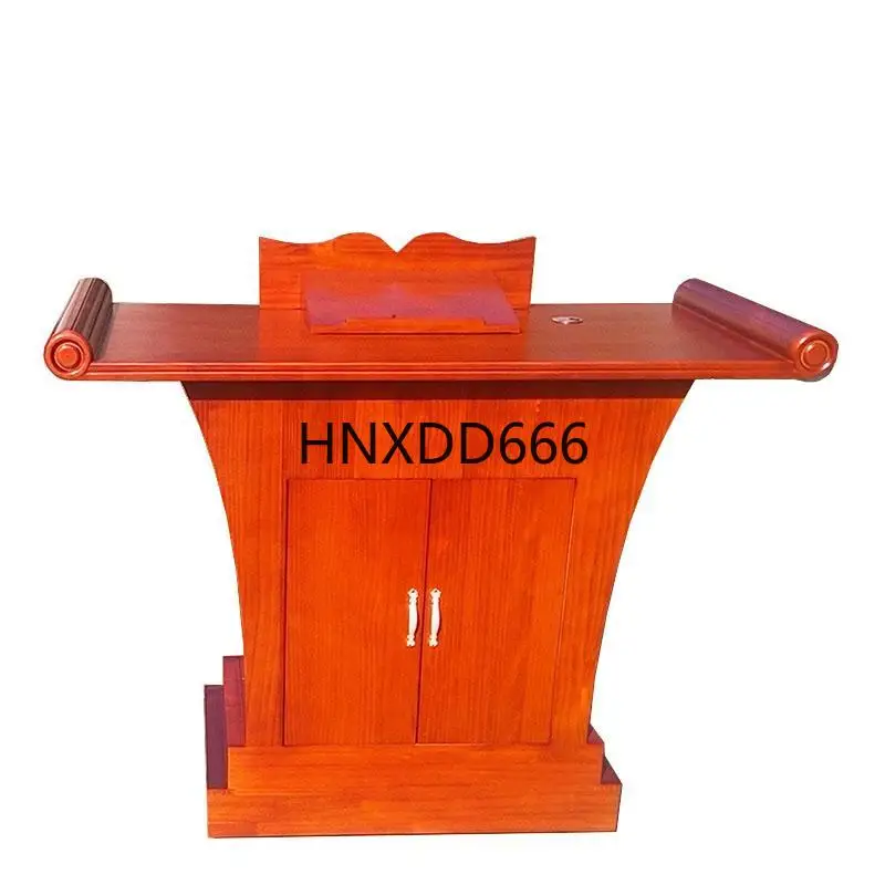 

New solid wood church church lecture platform