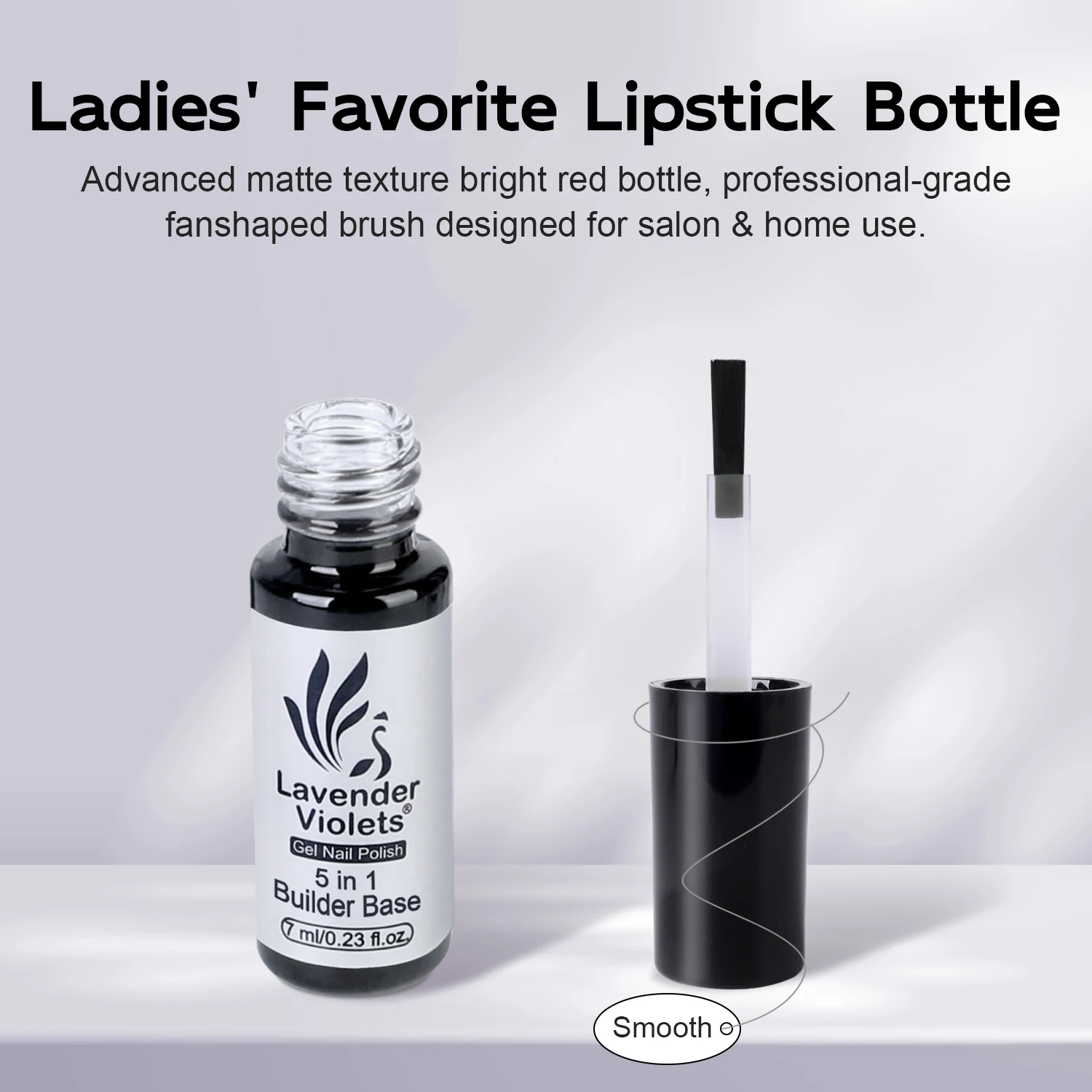 เจลเบส 7 มล. 5 in 1 สำหรับต่อเล็บ/สร้างเล็บ/ต่อเล็บ/เสริมความแข็งแรง/ยึดติด เหมาะสำหรับทำเล็บเองที่บ้านหรือร้านทำเล็บ