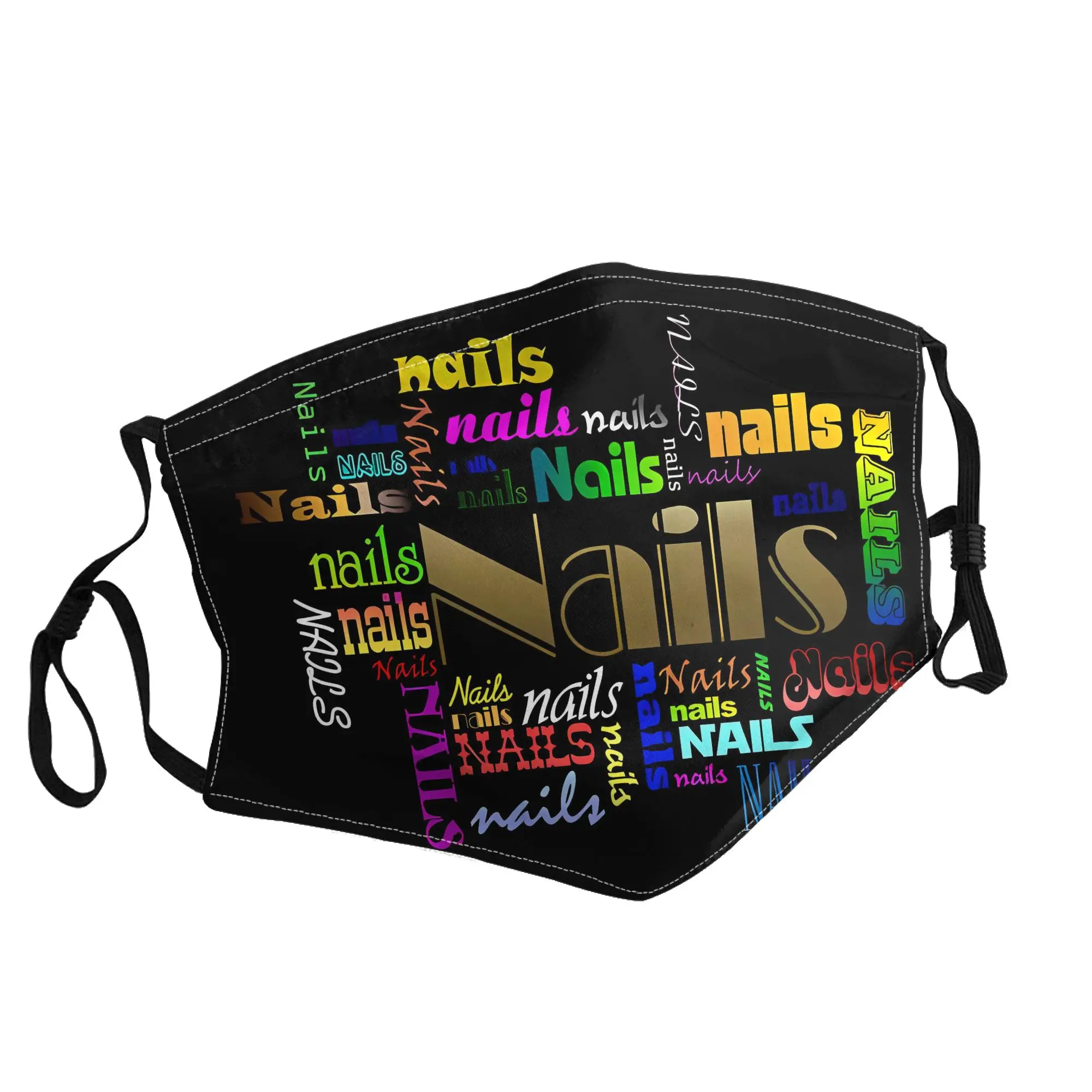 

Nail Manicure Manicurist Nail Polish Mask Unisex Outdoor Fashion Printed