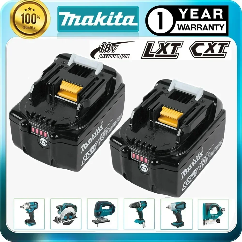 

100% Original Makita 6.0Ah 18V Li-ion Battery Charger DC18RF BL1840 BL1830 BL1430BL1440 DC18RC Charging Tools Battery