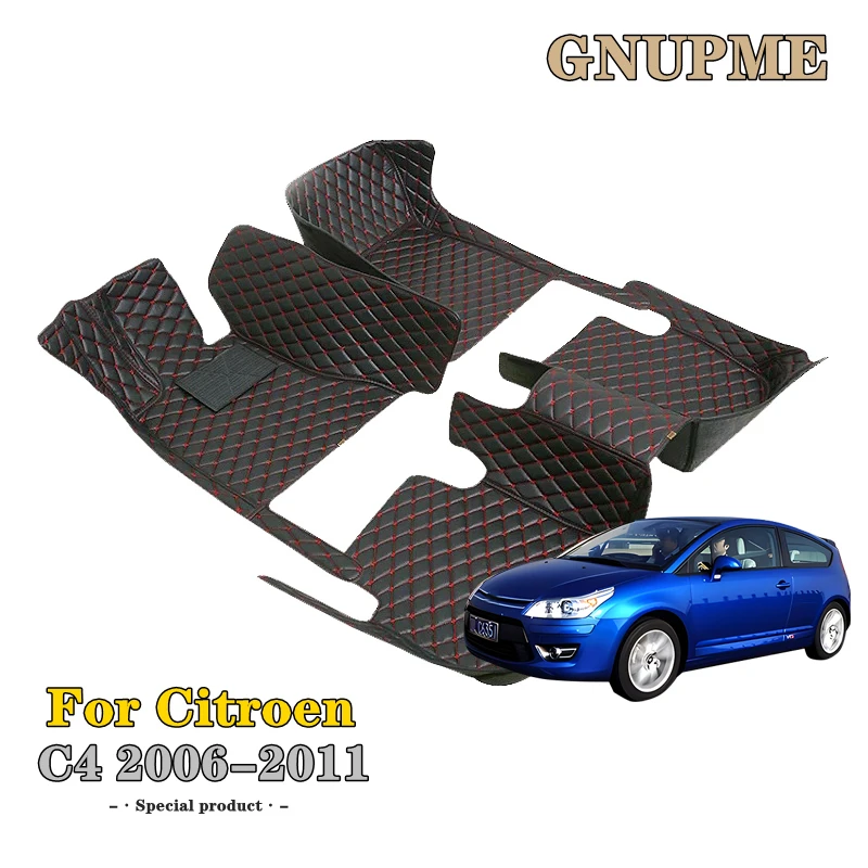 

Car Foot Pads For Citroen C4 2006-2011 2-Doors Protective Pad Car Interior Floor Mats Automobile Carpet Cover Car Protect Mats