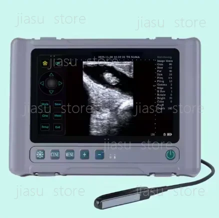 

Veterinary Abdominal Cattle Back Fat Ultrasonido Vet Ultrasound Sheep Horse Sonar Scanners with Rectal Linear Probe
