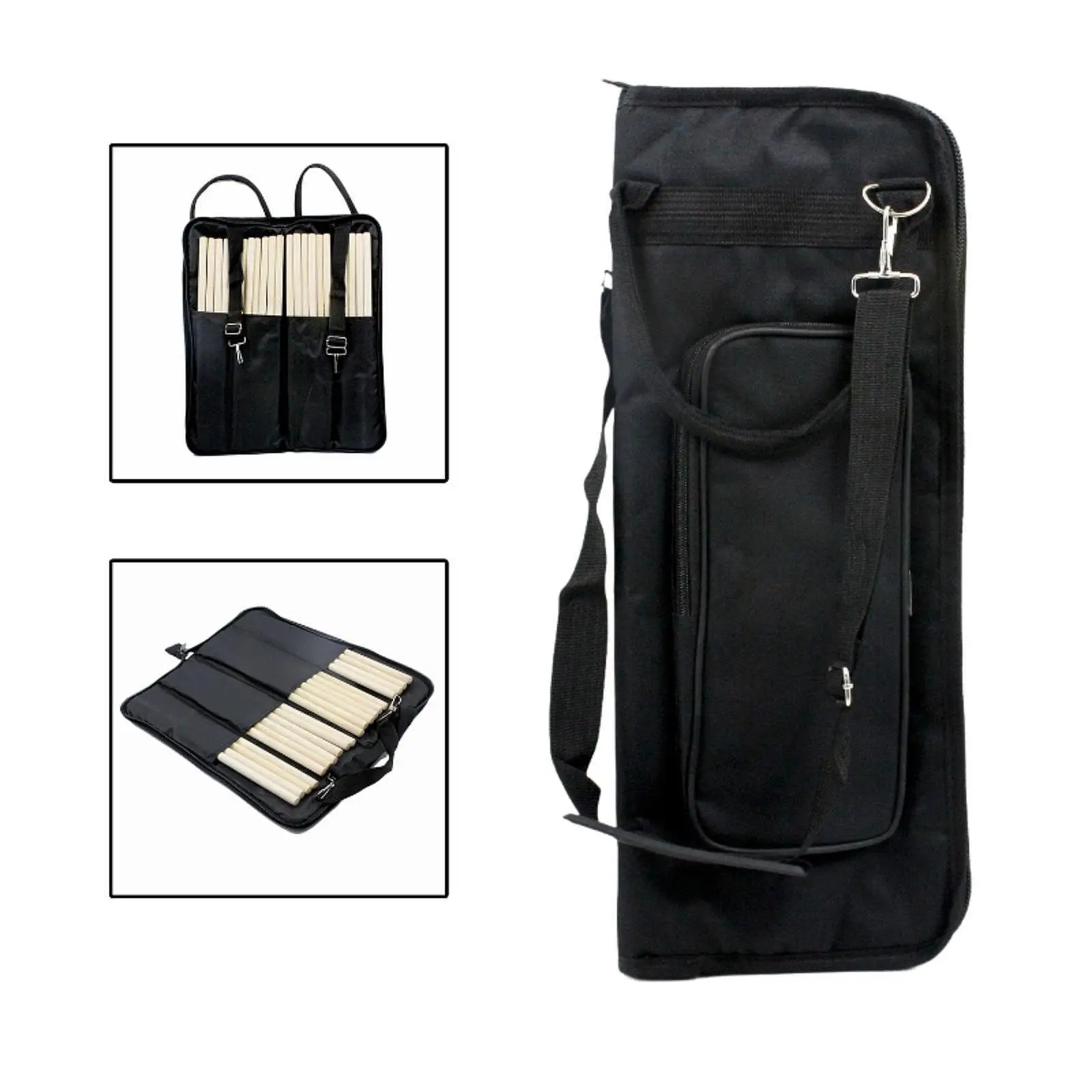 

Drum Sticks Bag Shoulder Bag Oxford Cloth Portable Drumstick Organizer for Show