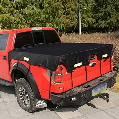 Waterproof Truck Tail Cover Dustproof Pickup Canvas Canopy Windproof Dustproof Awning Bed Cloth Cover Tent Car Supplies