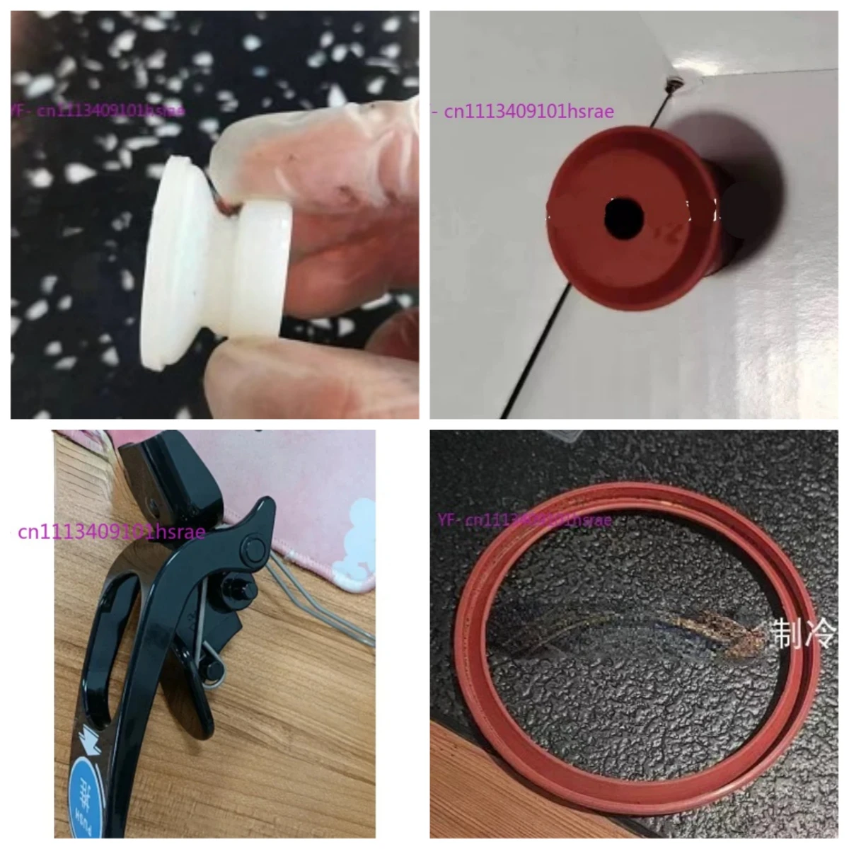 Acessórios de Substituição para Máquina de Slush, Cabo Preto e Anel de Borracha de Vedação, Compatível com a Máquina de Slush CARPIGIANI Snow Melt