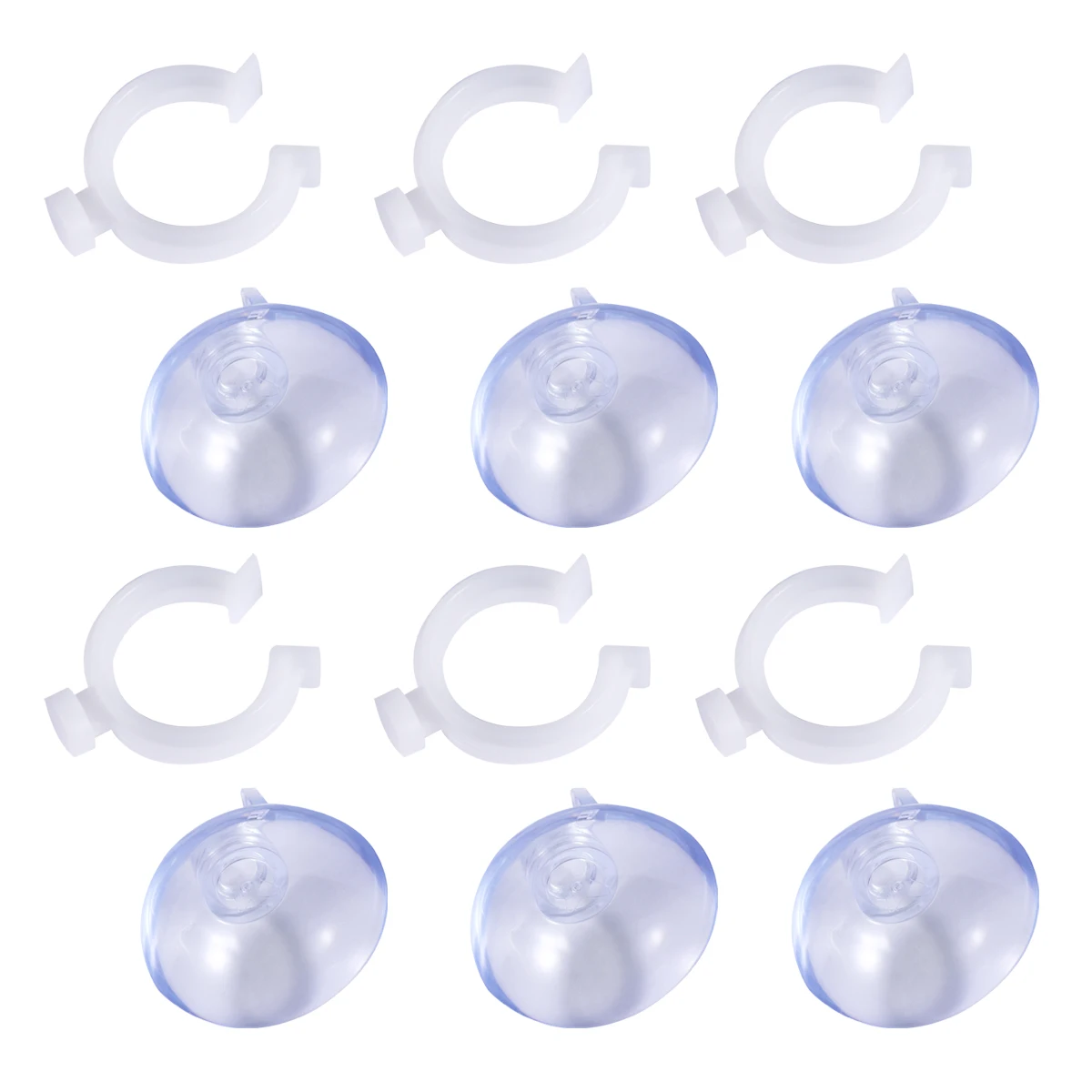 

20 Pcs Fish Tank Suction Cup Holder Cups for Functional Pump Aquarium Water Pipe Buckle Accessory Pipeline