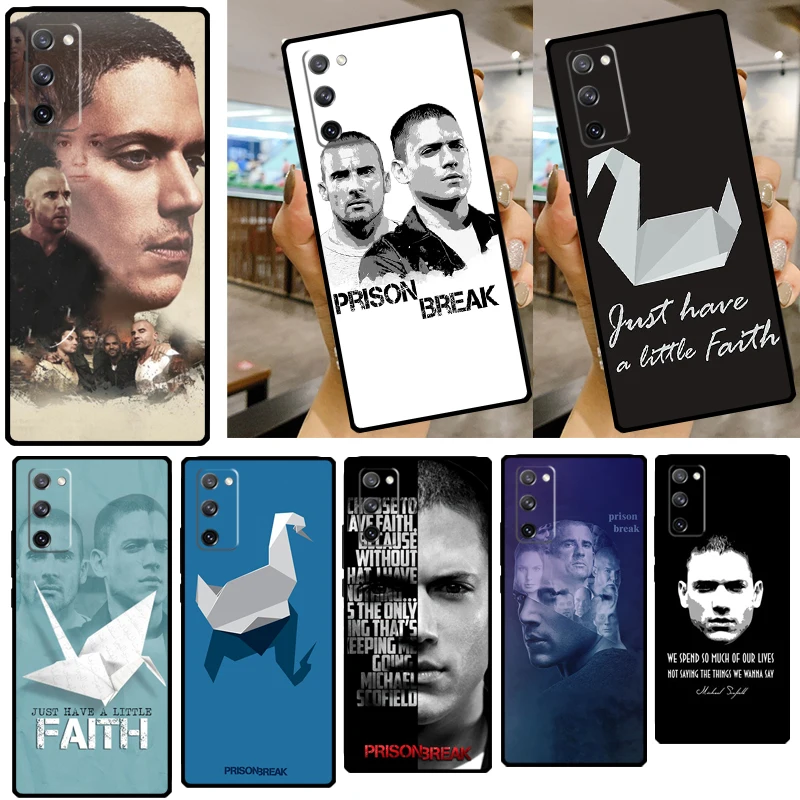 Prison Break Case For Samsung Galaxy S21 S22 Ultra S8 S9 S10 Plus Note 10 Note 20 Ultra S20 FE Cover