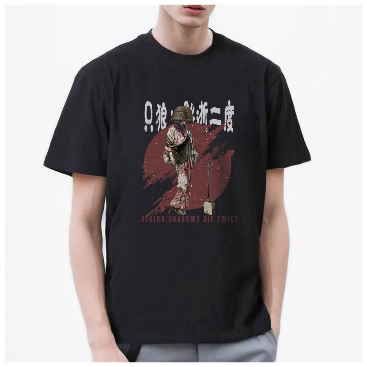 Sekiro Shadows Die Twice Japan Character tshirt mens Women Trendy Fashion 100% Cotton summer casual Streetwear Unisex couple Y2k