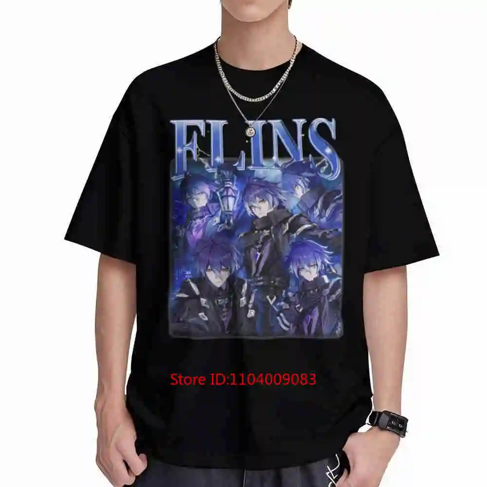 Flins Gaming Bootleg Videogame Husbando Short Sleeve Tee 100% Cotton T-Shirt