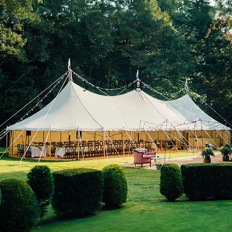 v1  Outdoor Camping Team Building Party Restaurant Camp Super Large Scenic Resort Giant Canopy