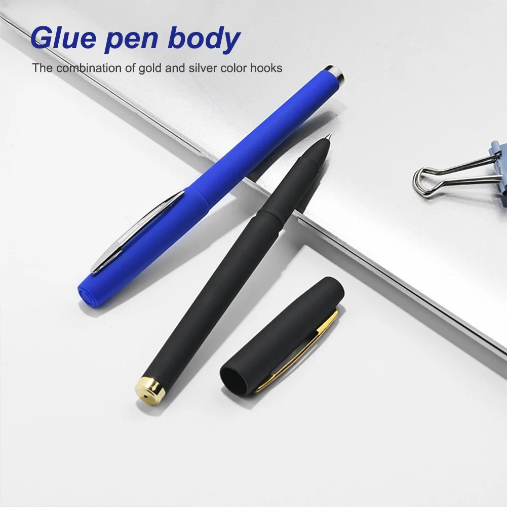 قلم جل بطرف رصاصة 0.5 مم للحبر سريع الجفاف يمنع التلطخ. توقيع المستندات المهمة #2