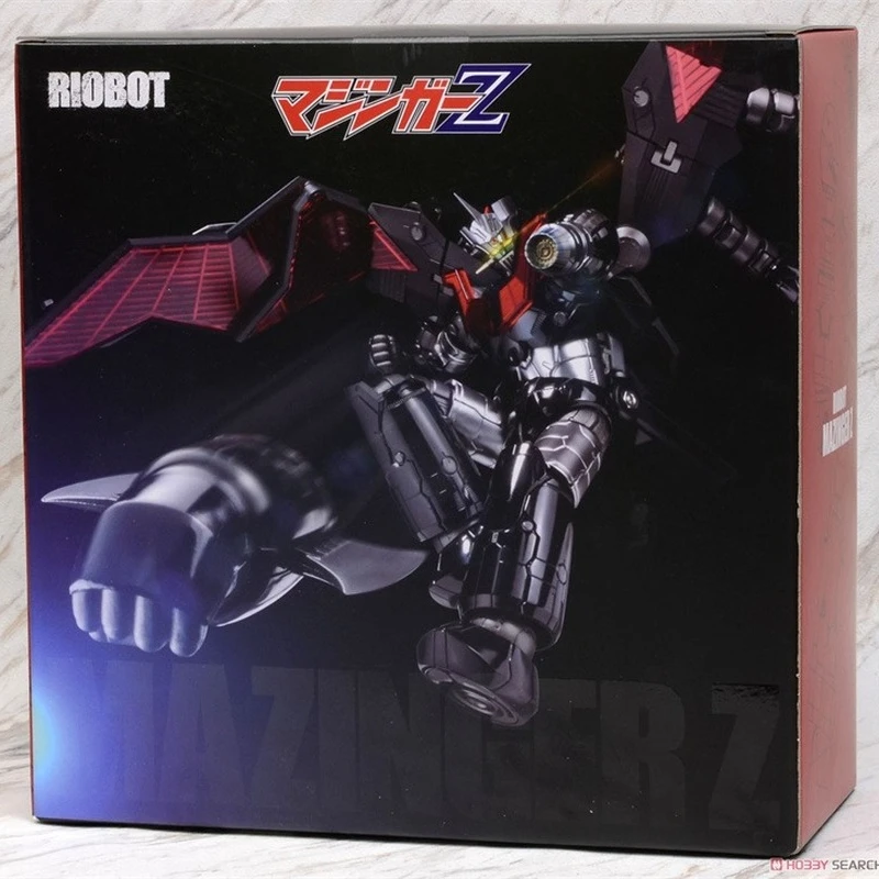 Figura de acción de Anime Original RIOBOT Mazinger Z, juguetes de aleación de armadura de hierro para niños, modelo coleccionable, adornos de muñecas, regalo