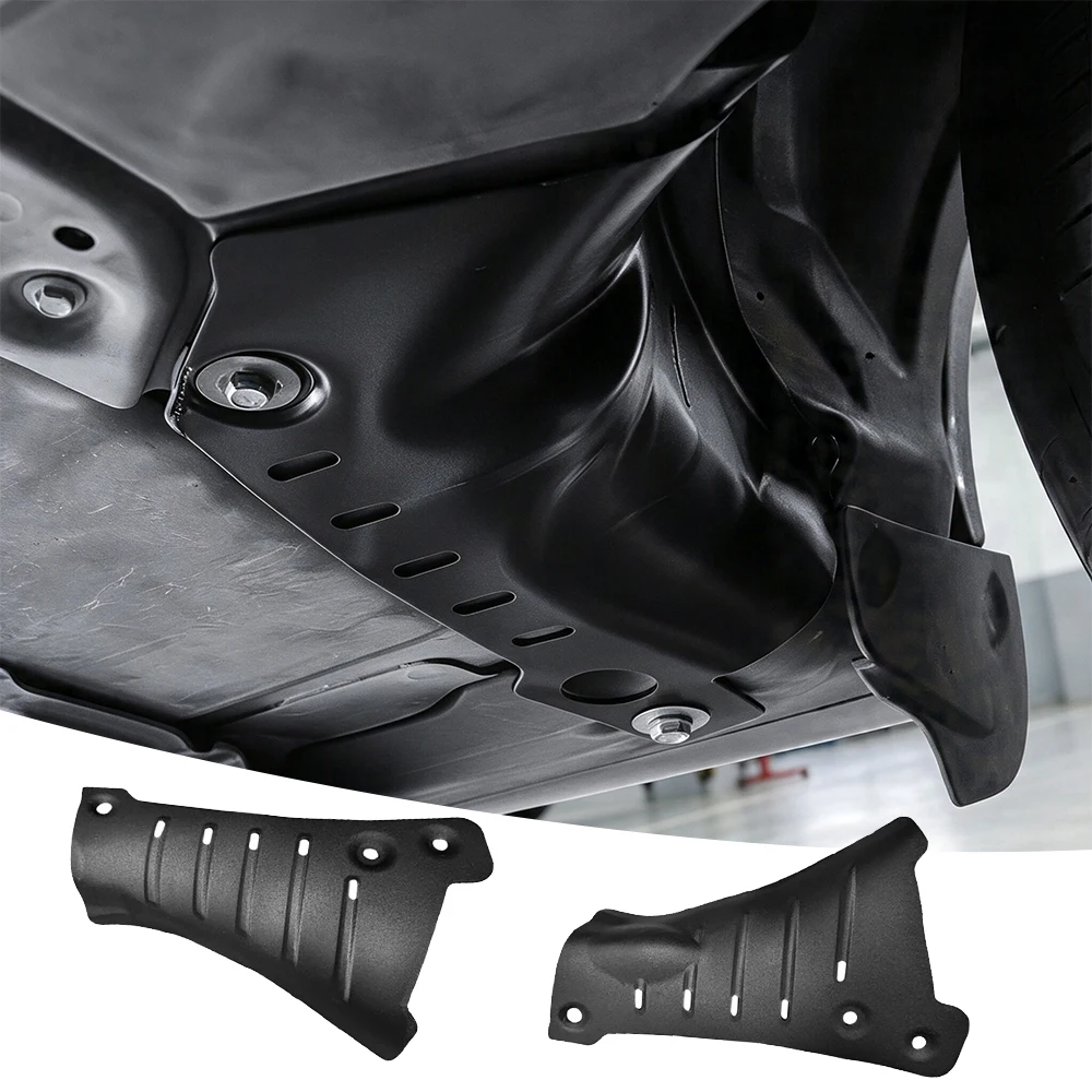 For Tesla Model Y Model Y Juniper Car Chassis Coolant Pipe Guard Lower Guard Plate Chassis Protector Cooling Duct Cover Tools