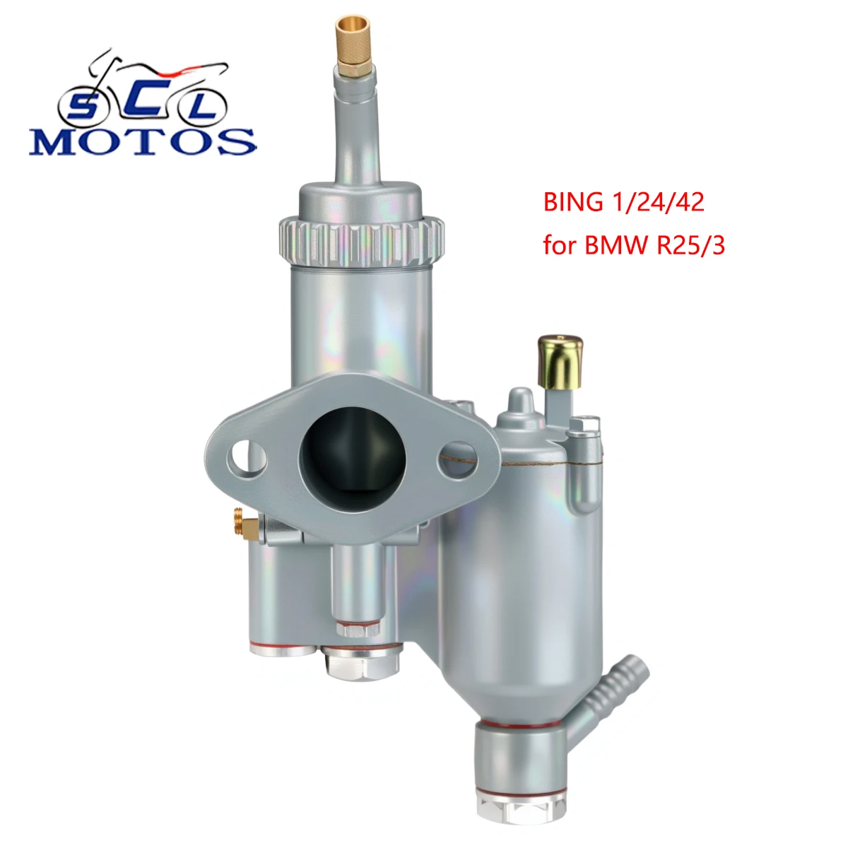 Carburador Sclmotos Flanschvergaser BING CLASSIC para BING 1/24/42, Carburador para BMW R25/3