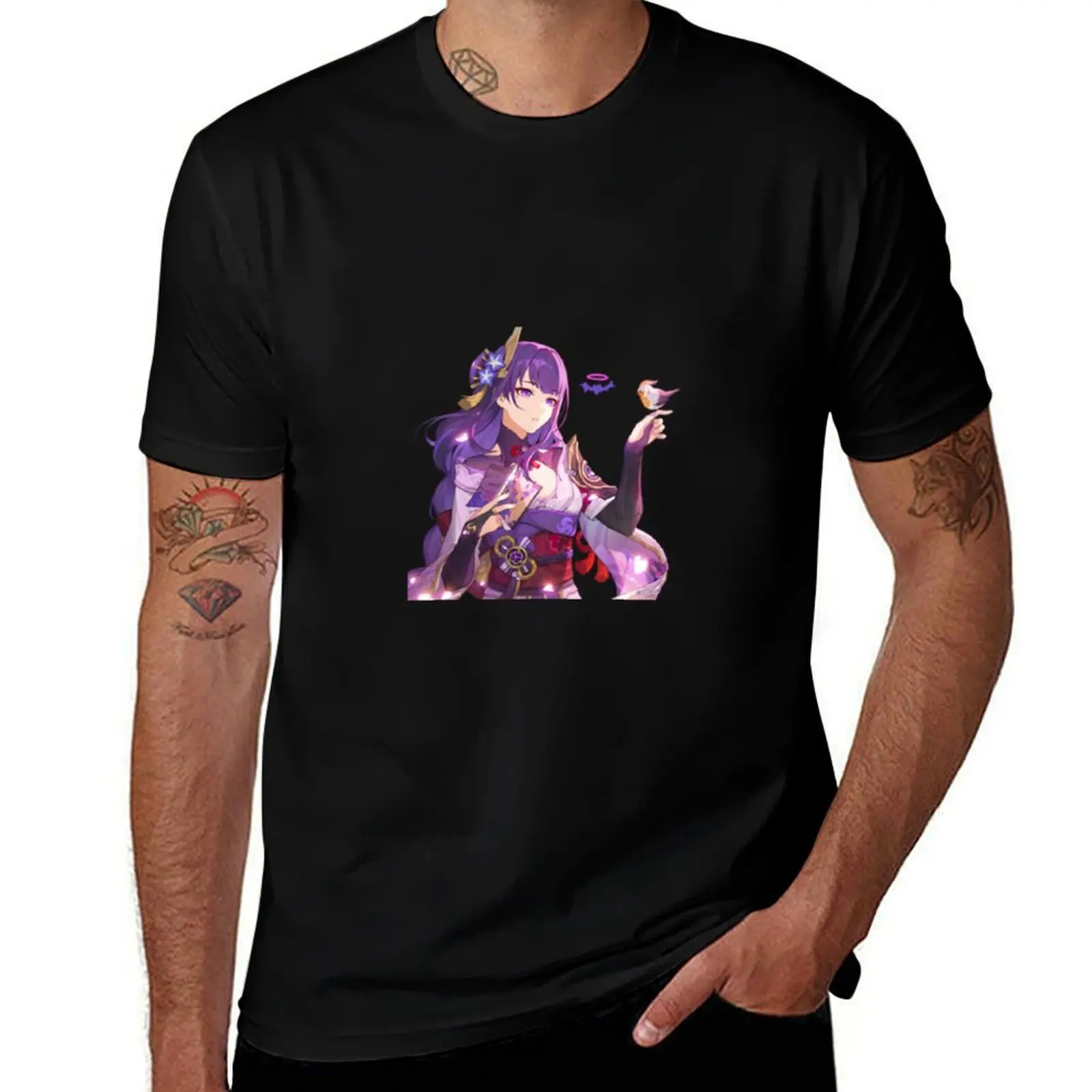 raiden shogun T-Shirt Long Lasting Casual T-Shirt